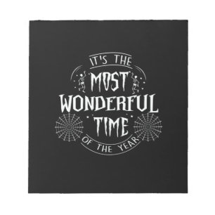 Bloc-note Halloween It Is The Most Wonderful Time Birthday