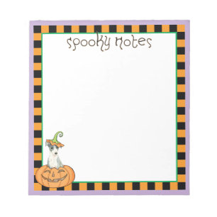 Bloc-note Halloween italien Greyhound