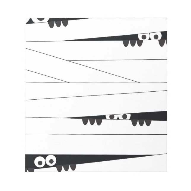 Bloc-note Halloween Peeking maman (Devant)