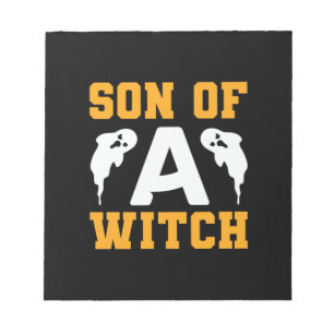 Bloc-note Halloween Son Of A Witch Birthday