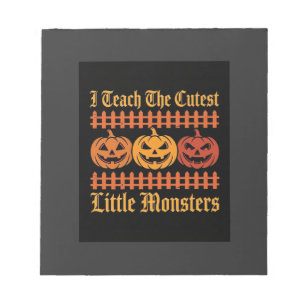 Bloc-note Halloween Trick Or Treat Petits Monstres Citrouill