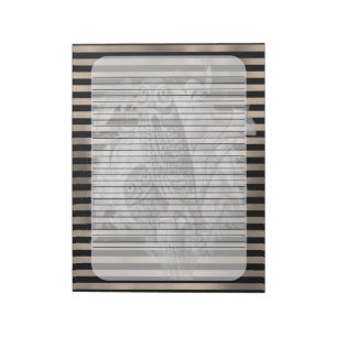 Bloc-note Halloween Vintage Ephamera Owl Family