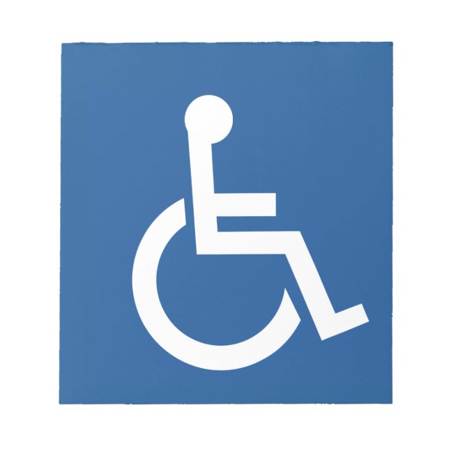 Bloc-note Handicapé (Devant)
