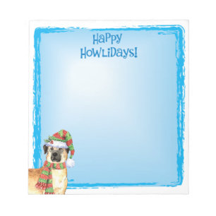 Bloc-note Happy Howlidays Anatolian Shepherd Notepad