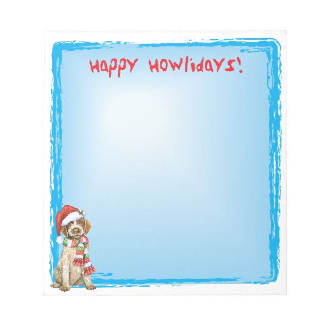 Bloc-note Happy Howlidays Griffon (Devant)