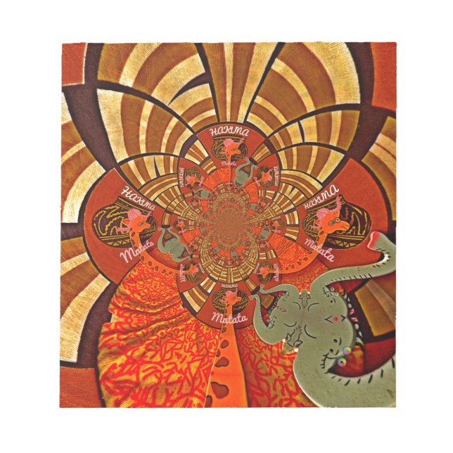 Bloc-note Hauteurs de Whimsical : Belle girafe drôle Africai (Devant)