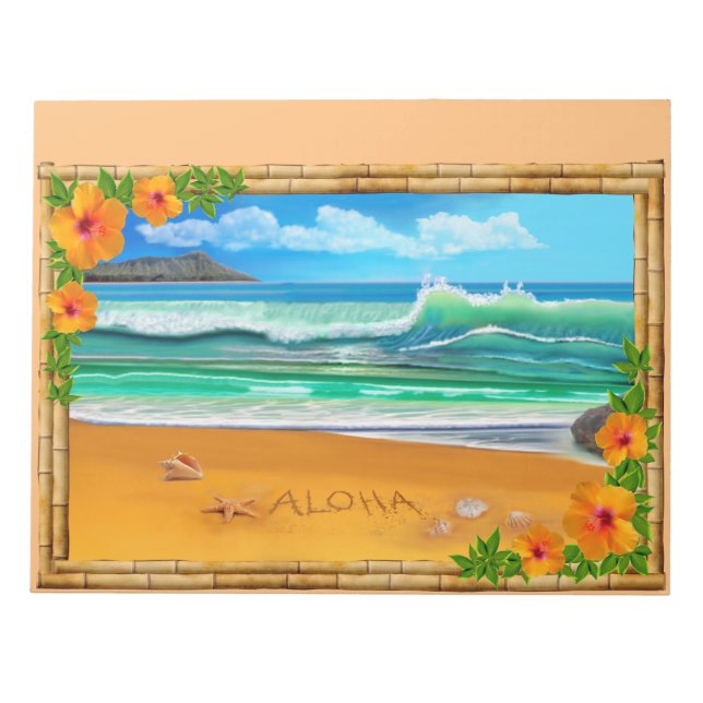 BLOC-NOTE HAWAII ALOHA (Devant)