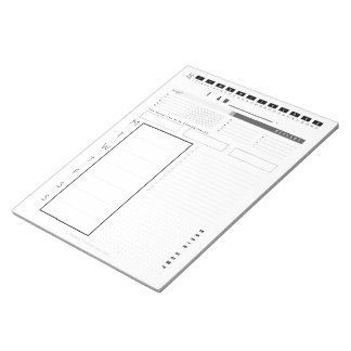 Bloc-note Hebdomadaire Je Suis Planificateur