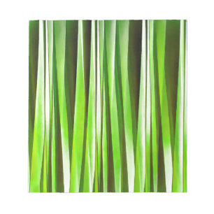 Bloc-note Herbe de rivière verte tropicale
