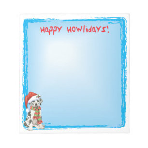 Bloc-note Heureux Howlidays Great Dane