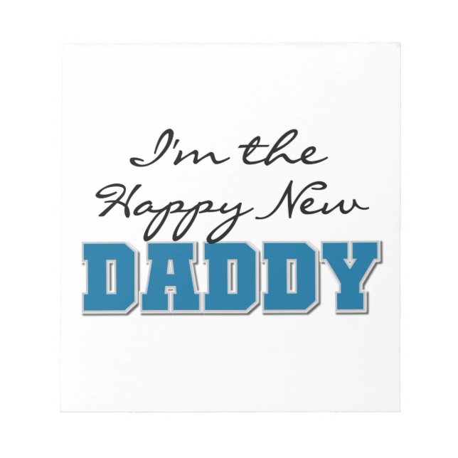 Bloc-note Heureux nouveaux cadeaux papa (Devant)