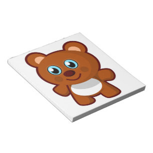 BLOC-NOTE HEUREUX TEDDY BEAR