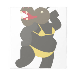 Bloc-note Hippo En Bikini