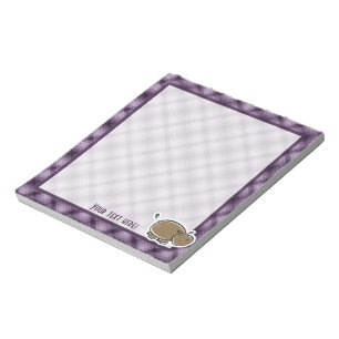 Bloc-note Hippo mignon ; violet