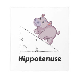 Bloc-note Hippotenuse Math drôle