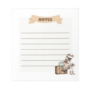 Bloc-note Histoires de valises : Collection Notes Vintage vo