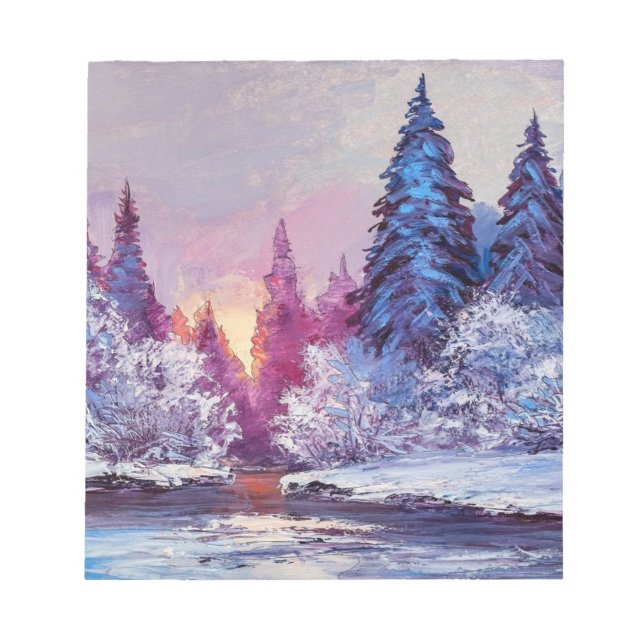 Bloc-note Hiver (Devant)