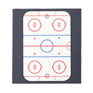 Bloc-note Hockey Game Companion Carbon Fiber Style