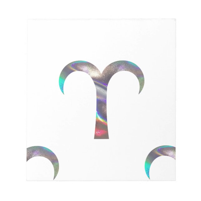 Bloc-note hologramme Aries (Devant)