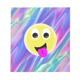 Bloc-note hologramme émoji