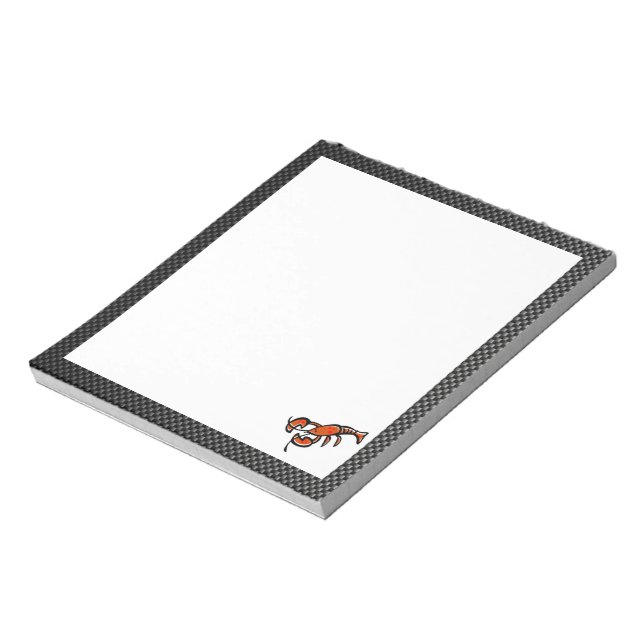 Bloc-note Homard Faux en fibre de carbone (Tourné)