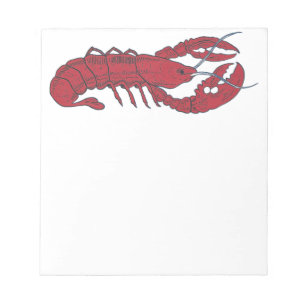 Bloc-note Homard vintage