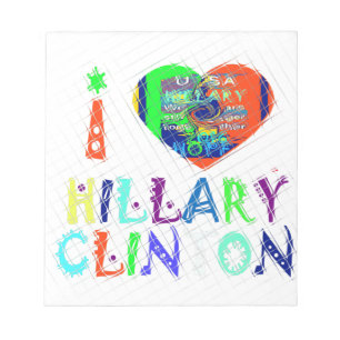 Bloc-note Hope Vote Blue Lovely Reflection Extraordinaire Hi