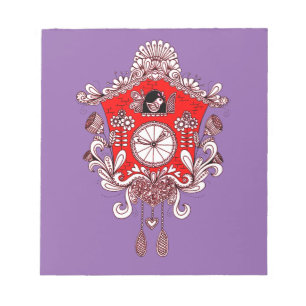 Bloc-note Horloge Cuockoo