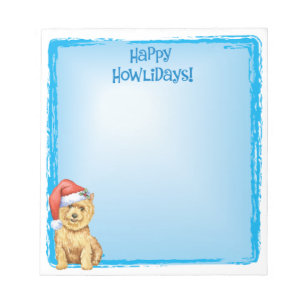 Bloc-note Howlidays heureux Norwich Terrier