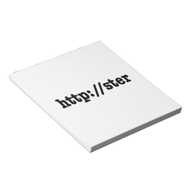 Bloc-note http://ster / code html (Incliné)