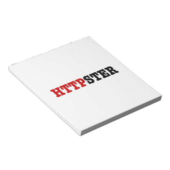 BLOC-NOTE HTTPSTER (Incliné)