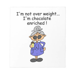 Bloc-note Humour enrichi par chocolat