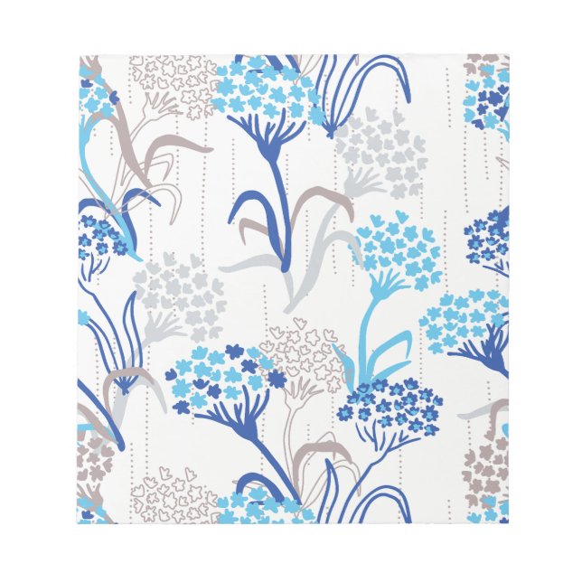 Bloc-note Hydrangée légère et aérée Motif floral (Devant)