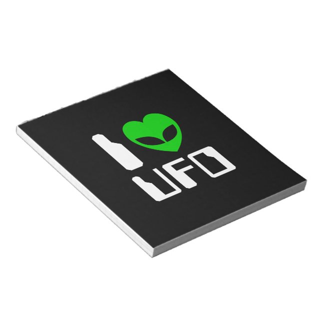Bloc-note I Alien Heart UFO (Incliné)