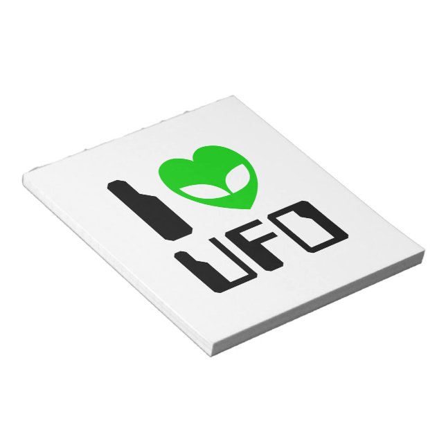 Bloc-note I Alien Heart UFO (Incliné)