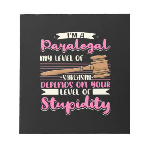 Bloc-note I Am A Paralegal