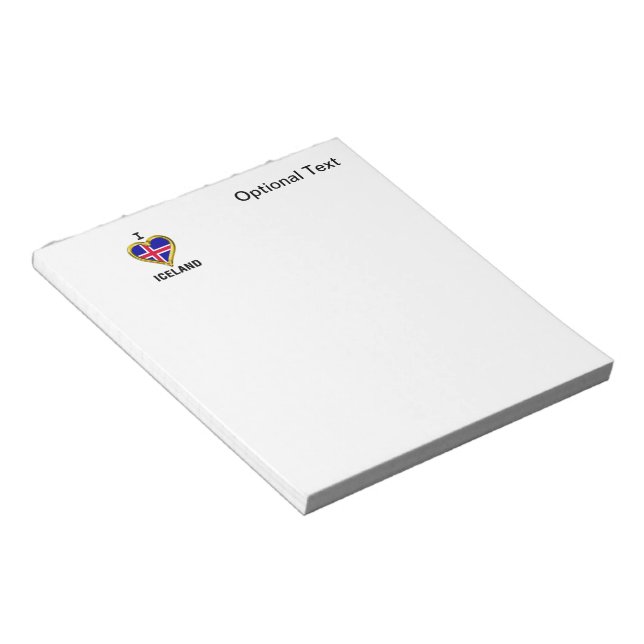 BLOC-NOTE I COEUR DE L'ISLANDE (Incliné)