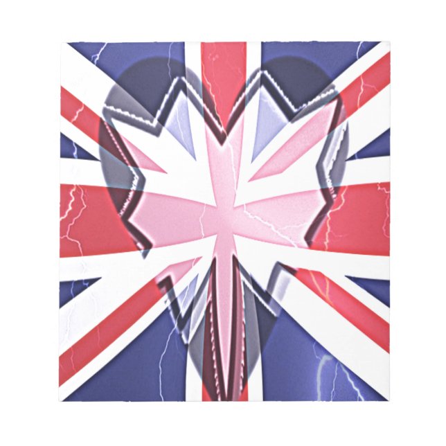 Bloc-note I Love UK (Devant)