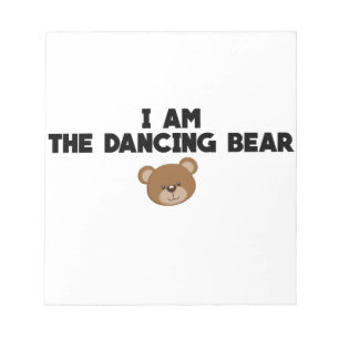 Bloc-note I The Dancing Bear