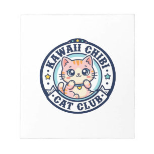 Bloc-note Idée cadeau maman chat chibi kawaii - Kawaii Chibi