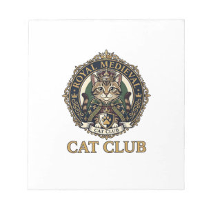 Bloc-note Idée cadeau Royal Medieval Cat Cat Dad - Royal Med
