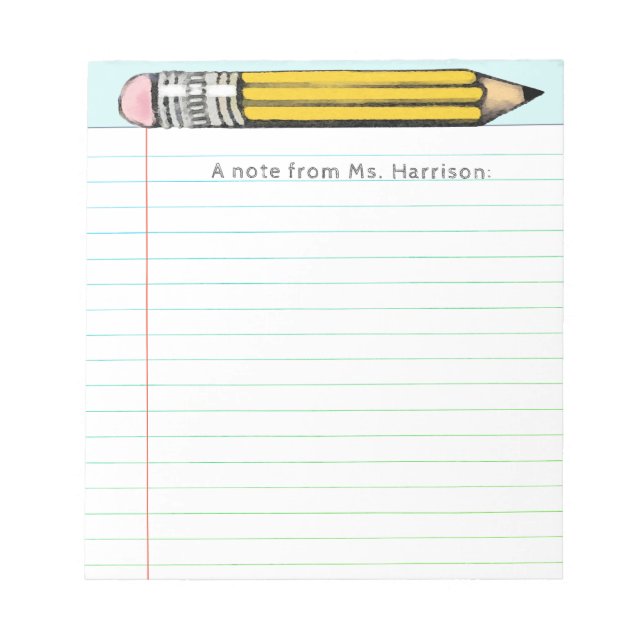 Bloc-note Idées Cadeau enseignant (Devant)