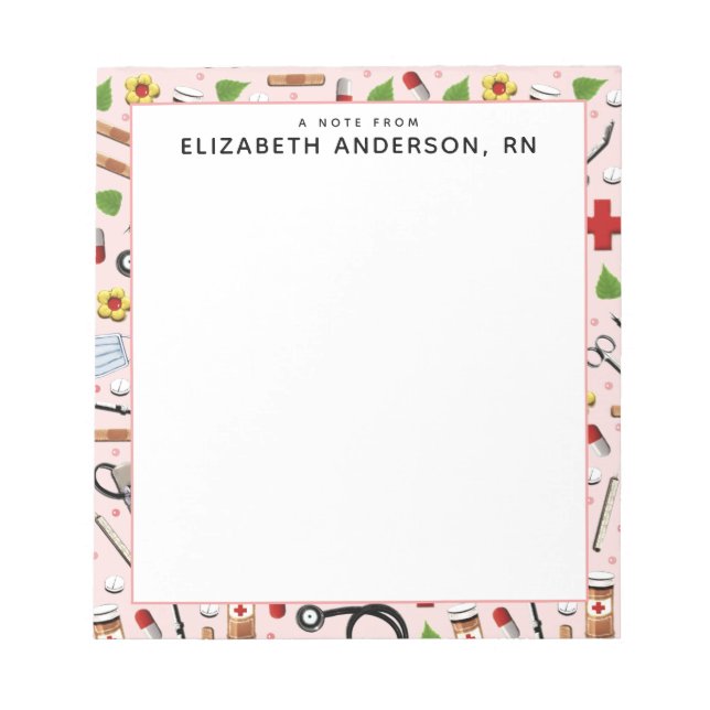 Bloc-note Idées de cadeaux pour infirmières (Devant)