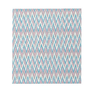 Bloc-note iKat rose et bleu poussiéreux