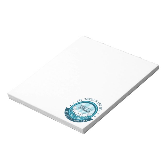 Bloc-note Il Faut Beaucoup De Ballons Au Golf Comme Je Le Fa (Tourné)