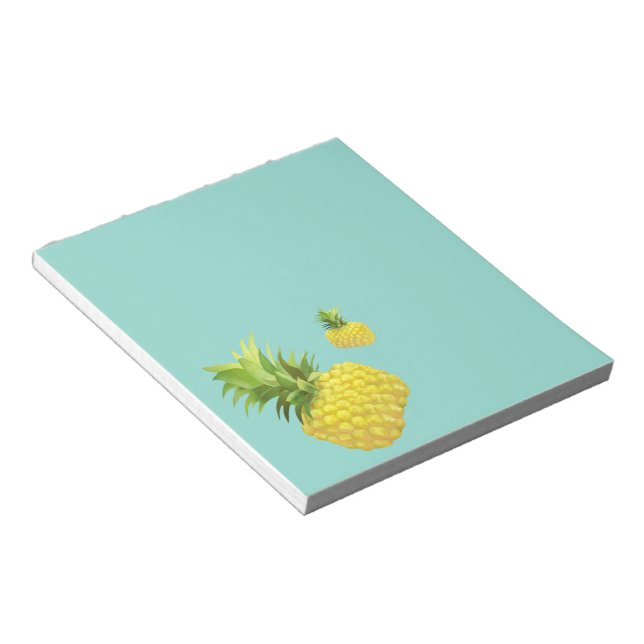 Bloc-note Illustration d'ananas (Incliné)