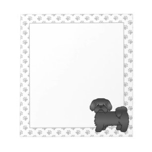 Bloc-note Illustration de chien de dessin animé mignon Shih 