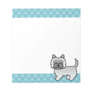 Bloc-note Illustration de chien de dessin animé mignon Terri