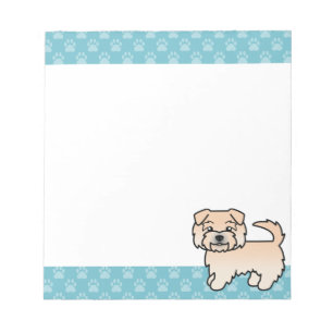 Bloc-note Illustration de chien de dessin animé Norfolk Terr