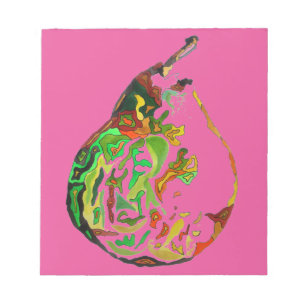 Bloc-note Illustration de l'aquarelle pop art aux fruits à p